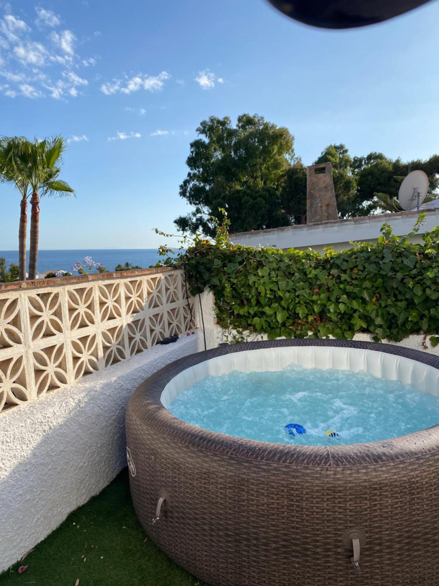 Independent Villa Beach House El Bosque La Cala De Mijas Exteriör bild