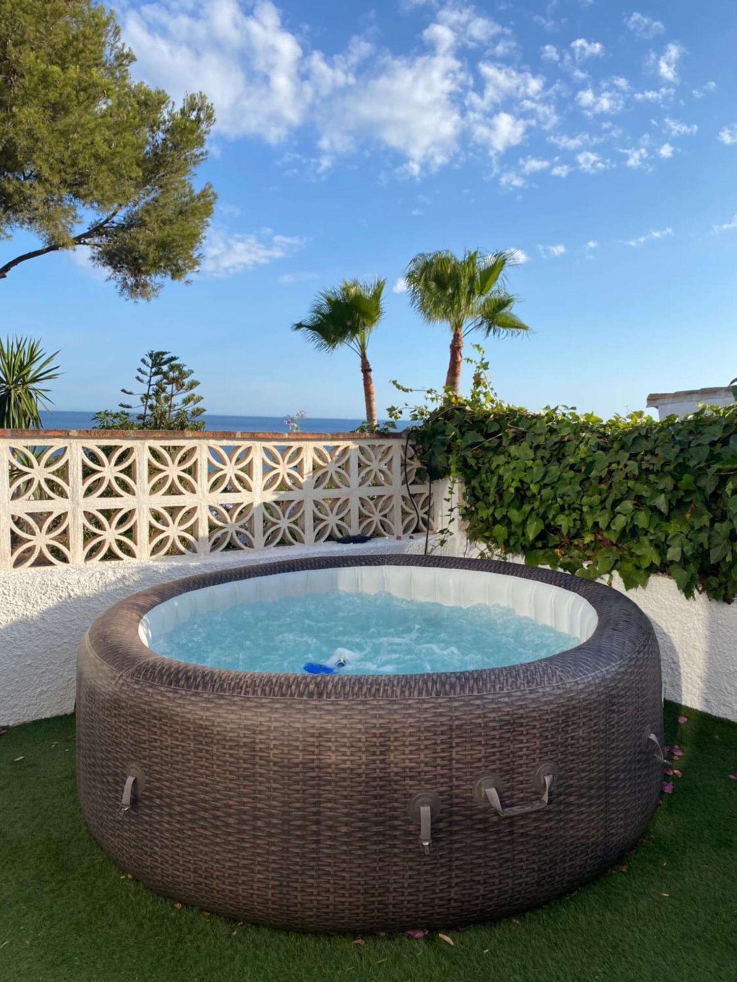 Independent Villa Beach House El Bosque La Cala De Mijas Exteriör bild