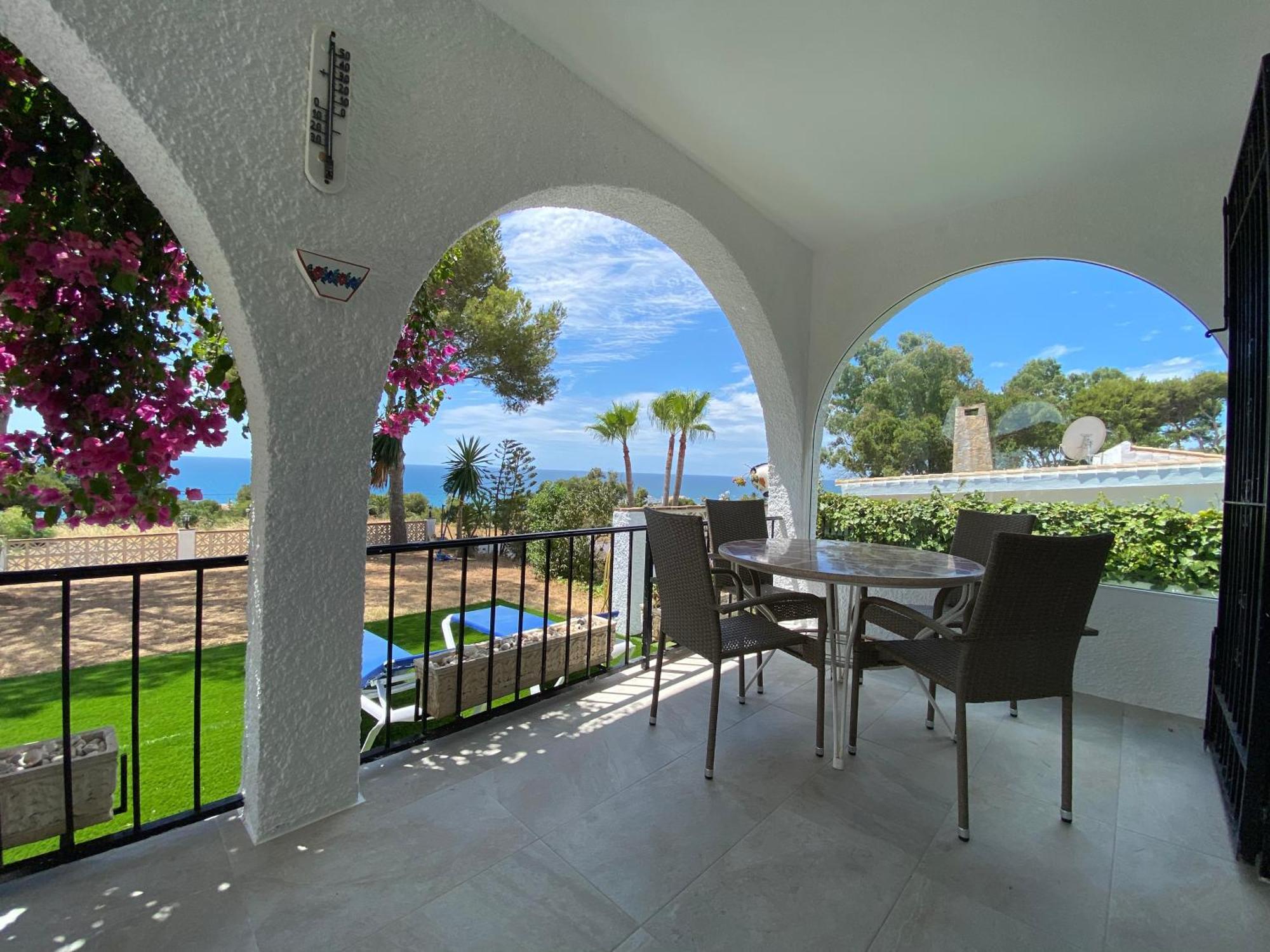 Independent Villa Beach House El Bosque La Cala De Mijas Exteriör bild