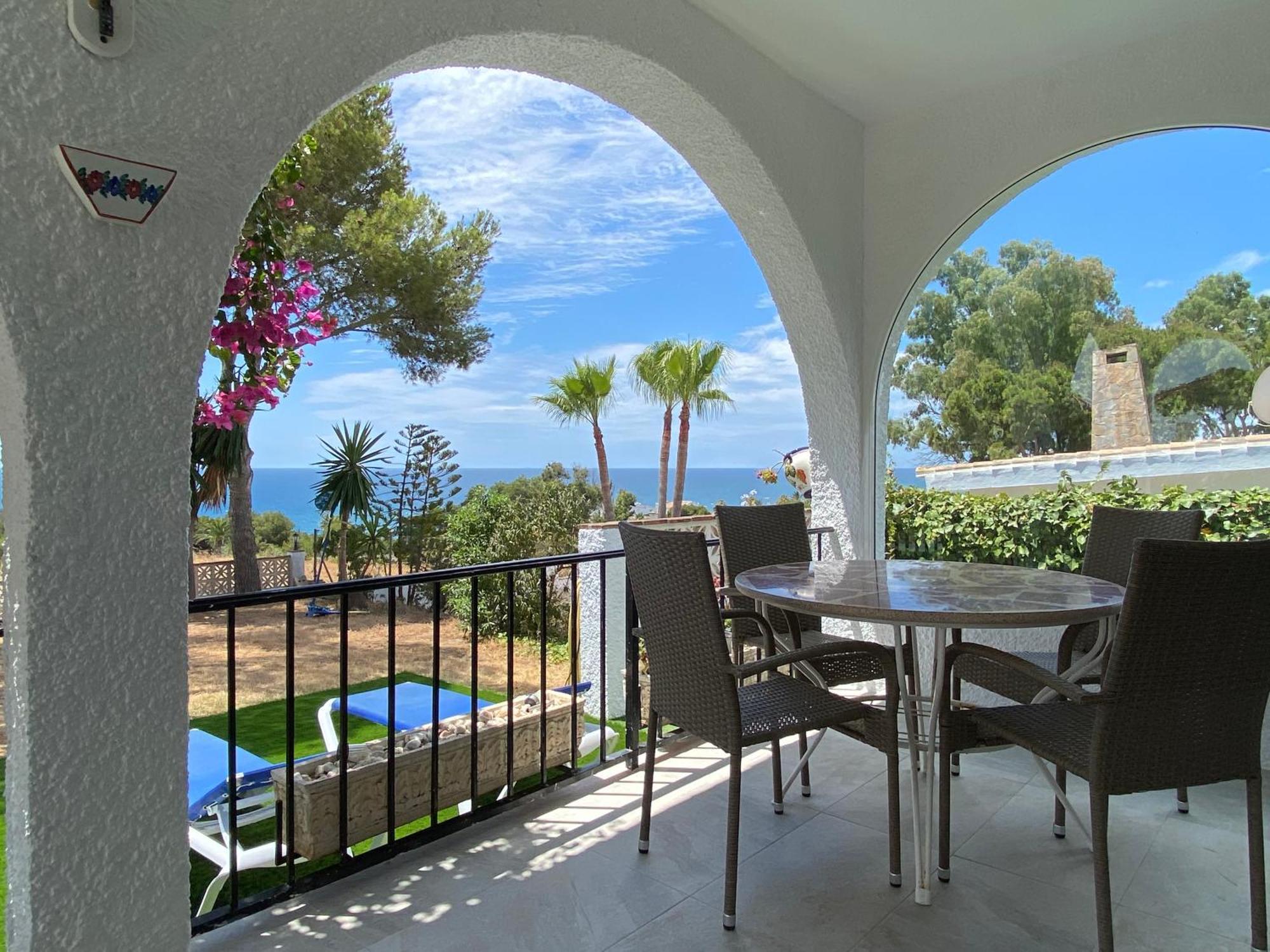 Independent Villa Beach House El Bosque La Cala De Mijas Exteriör bild